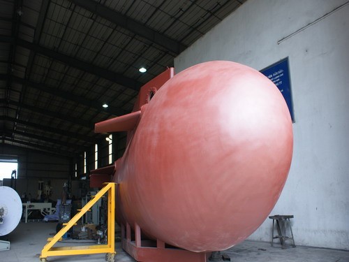 Tàu ngầm tự chế doanh nhân người Thái Bình Nguyễn Quốc Hòa